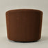 Everitte Bouclé Swivel Barrel Chair - Brown Modern Swivel Chair | Swivel Accent Chairs | Kinwell Furniture | Swivel Armchairs